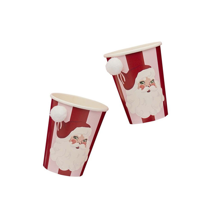 Santa Baby 266ml Paper Cups 8 pack - Buy Online Only