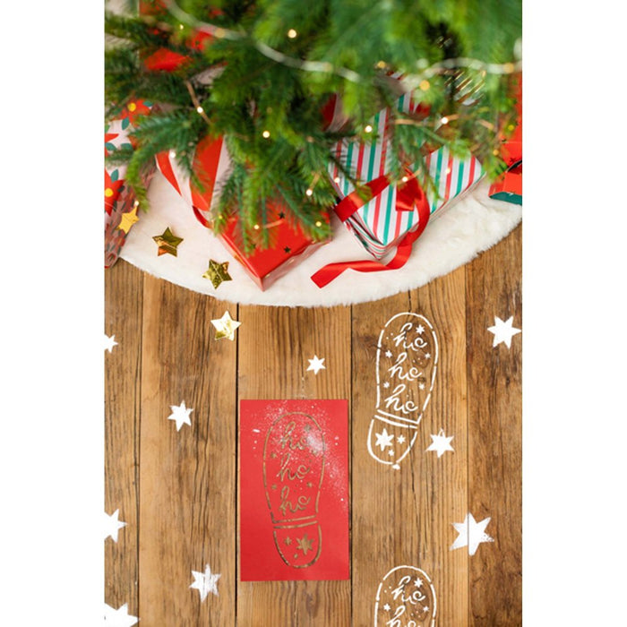 Classic Christmas Santa Footprint Stencil - Buy Online Only