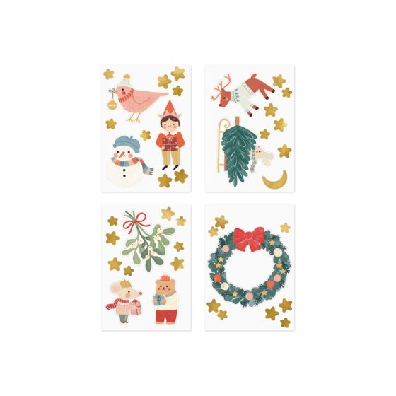 Forest Christmas Window Stickers - Buy Online Only