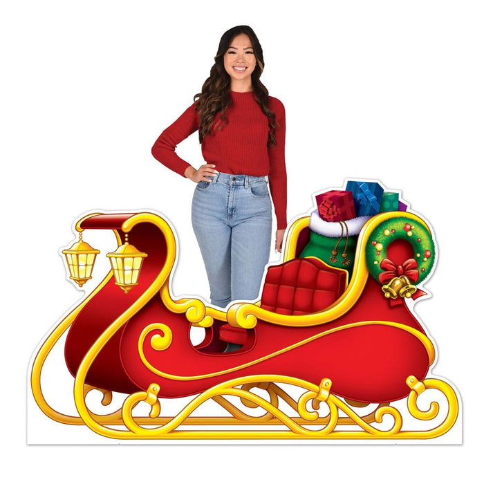 Stand Up Santa's Sleigh - Buy Online Only