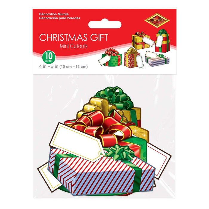 Mini Christmas Gift Cutouts - Buy Online Only