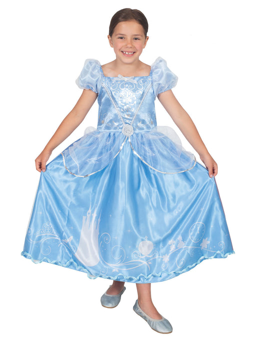 Disney Cinderella Sparkle Deluxe Costume – Kids Princess Dress