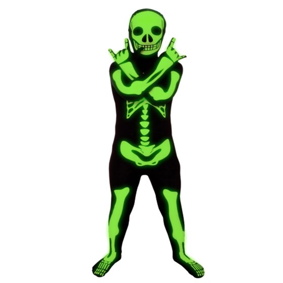 Glow Skeleton Child Morphsuit