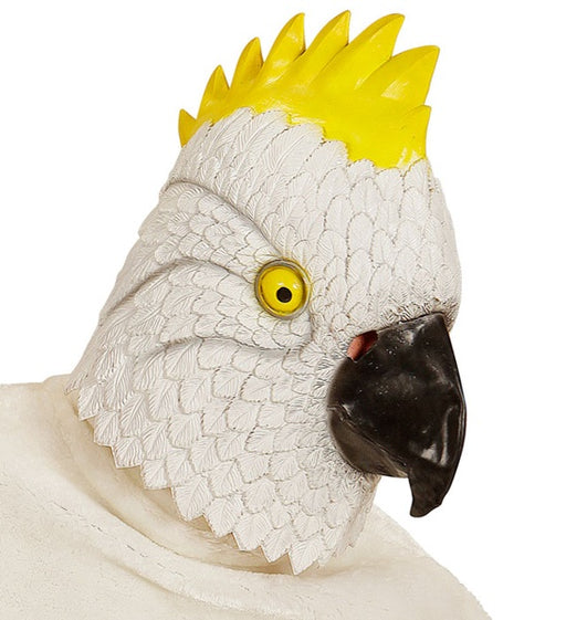 Cockatoo Latex Mask | Bird Costume Headpiece Full Head
