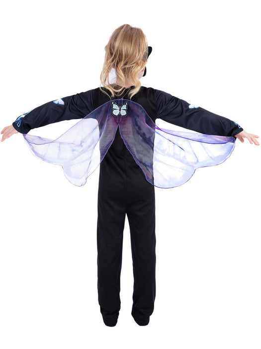 Butterfly Skeleton Costume | Wings, Mask & Jumpsuit for Kids