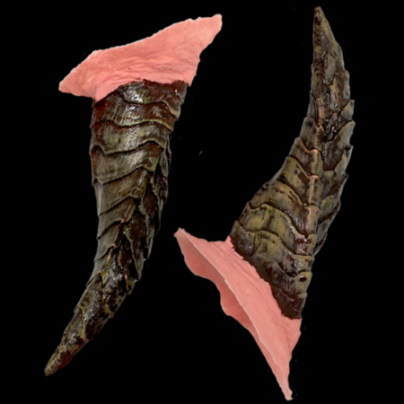 Demon Horns Latex Prosthetics