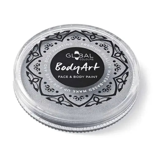Cake Face Paint Makeup 32G - Metallic Silver - Buy Online Only