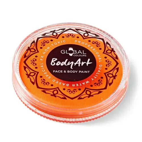 Cake Face Paint Makeup 32G - Neon Orange - Buy Online Only
