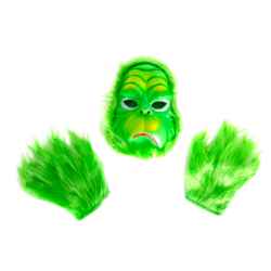 Grinch Mask and Gloves Set