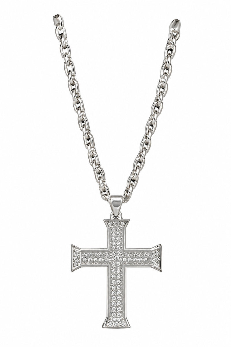 Silver Cross Necklace
