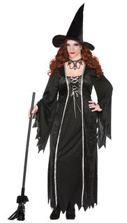 Dark Witch Costume for Adults | Halloween Fancy Dress | Spooky Outfit