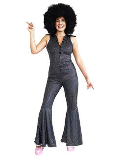 1970's Black Disco Bodysuit