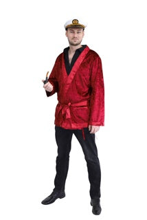 The Hefner Red Smoking Jacket