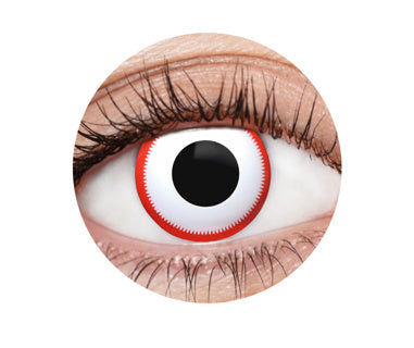 White Manson III Contact Lenses | Perfect to finish off your Halloween Look!