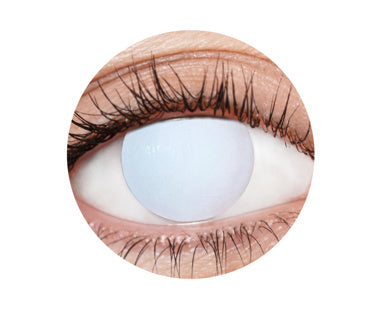 Blind White Contact Lenses | Perfect to finish off your Halloween Look!