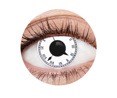 Tik Tok Clock Contact Lenses | Perfect to finish off your Halloween Look!