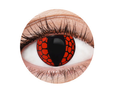 Red Dragon Contact Lenses | Perfect to finish off your Halloween Look!