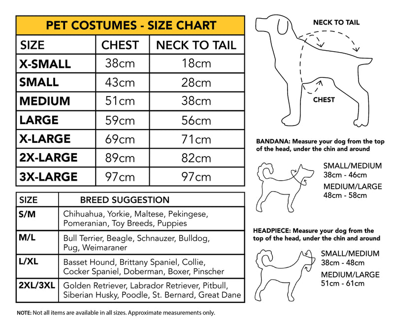 Jack Skellington Pet Costume - Buy Online Only