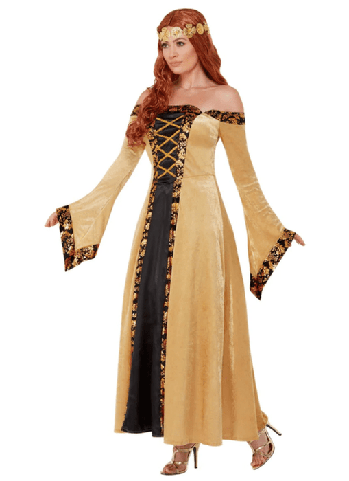 Golden Medieval Countess Deluxe Costume |  Buy Online - The Costume Company | Australian & Family Owned 