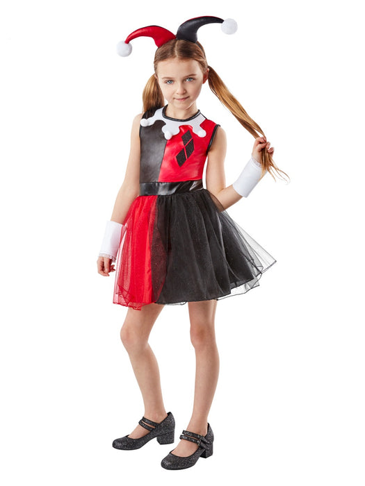 Harley Quinn Costume for Kids | DC Comics Girls Dress & Headband