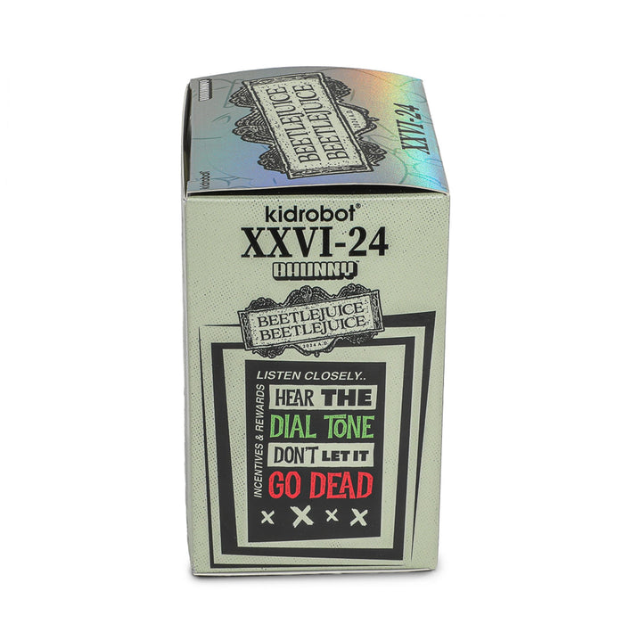 BUY NOW | BEETLEJUICE BEETLEJUICE (2024) BHUNNY FLOCKED (STRIPED SUIT) - 4" STYLIZED FIGURE | NECAONLINE.COM.AU