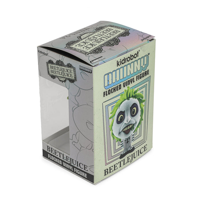 BUY NOW | BEETLEJUICE BEETLEJUICE (2024) BHUNNY FLOCKED (STRIPED SUIT) - 4" STYLIZED FIGURE | NECAONLINE.COM.AU