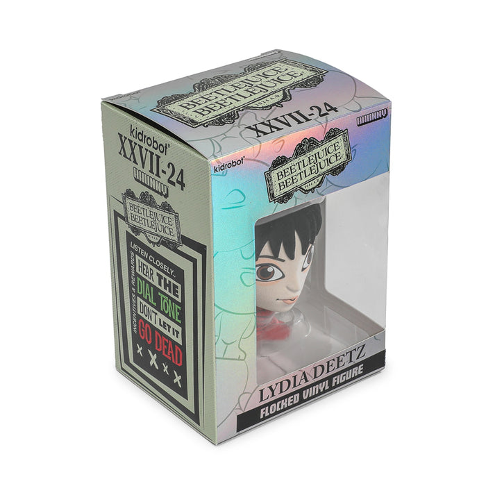 BUY  NOW | BEETLEJUICE BEETLEJUICE (2024) LYDIA WEDDING DRESS - BHUNNY FLOCKED - 4" STYLIZED FIGURE | NECAONLINE AU