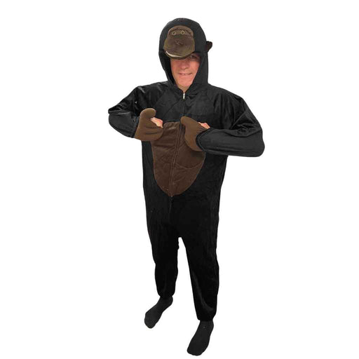 All in one animal safari costume including gorilla costume with hood