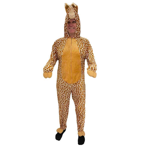 All in one animal safari costume, giraffe costume with hood.