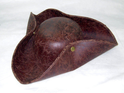 Pirate Brown Tricorn Hat