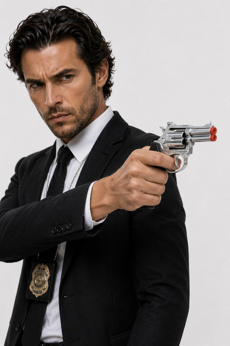 Die Cast Metal 357 Magnum Cap Gun