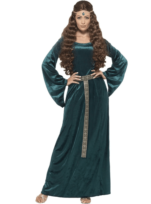 Medieval Emerald Maid Costume |  Buy Online - The Costume Company | Australian & Family Owned