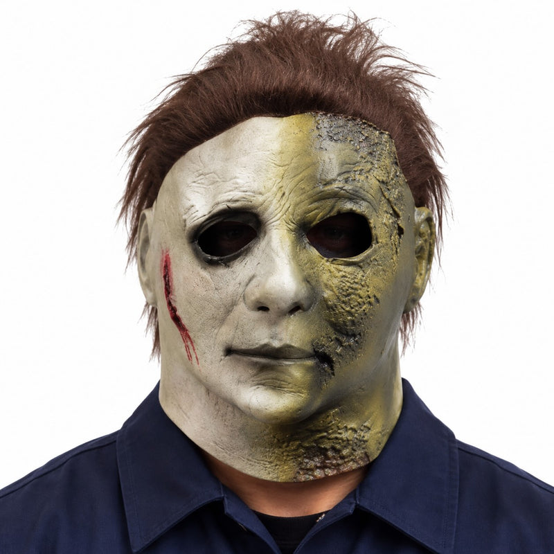 Michael Myers Style Burnt Face Latex Mask