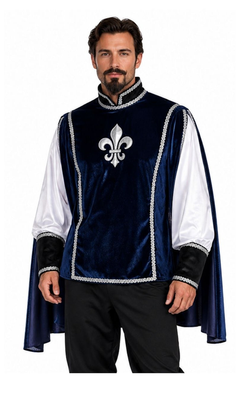 Musketeer Costume Top + Boot Covers