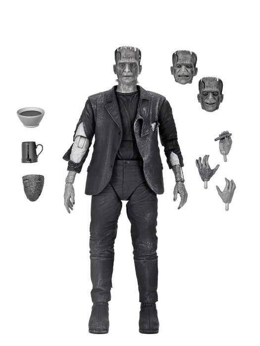 Frankenstein'S Bride - Ultimate Monsters (B&W) - Universal Monsters 7" Scale Action Figure - Buy Online Only