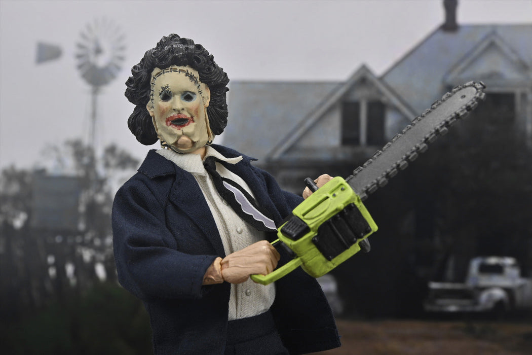 BUY NOW - TEXAS CHAINSAW MASSACRE - LEATHERFACE (PRETTY WOMAN MASK) 50TH ANNIVERSARY 8" CLOTHED ACTION FIGURE | NECAONLINE AU