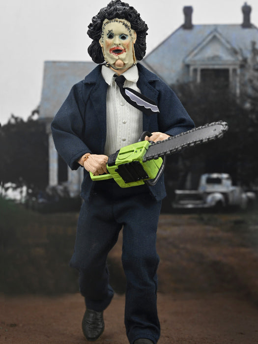 BUY NOW - TEXAS CHAINSAW MASSACRE - LEATHERFACE (PRETTY WOMAN MASK) 50TH ANNIVERSARY 8" CLOTHED ACTION FIGURE | NECAONLINE AU