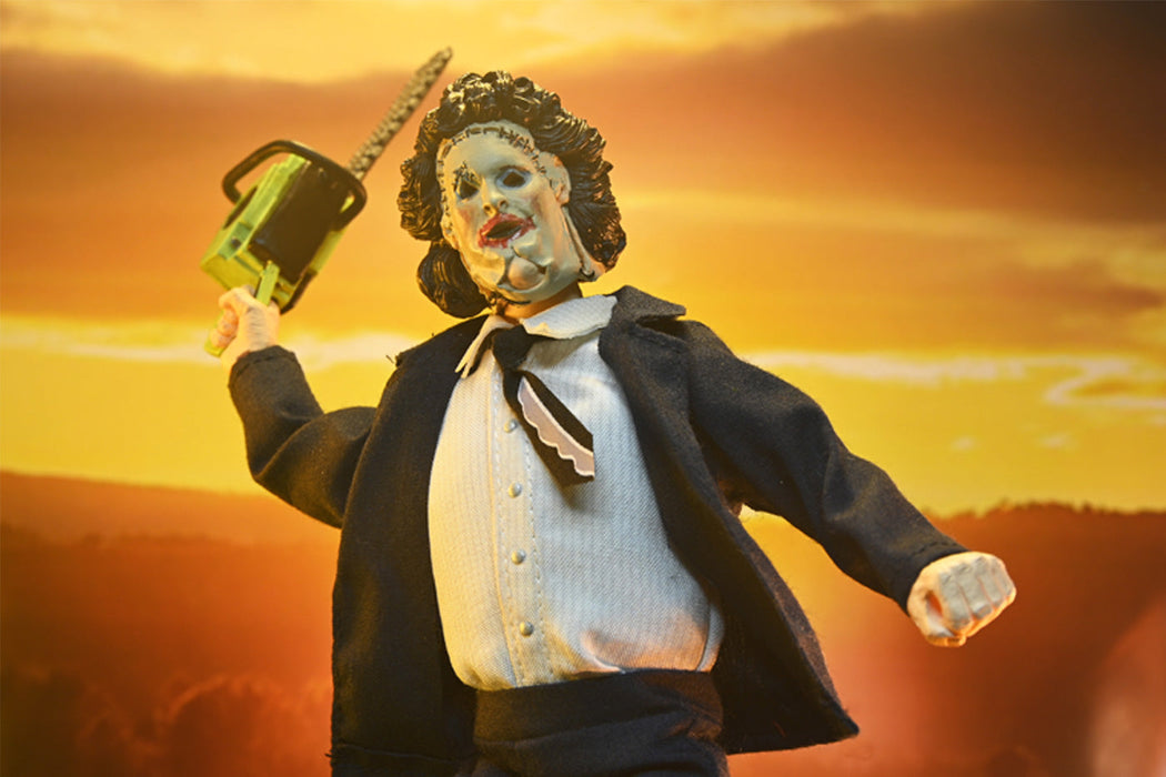 BUY NOW - TEXAS CHAINSAW MASSACRE - LEATHERFACE (PRETTY WOMAN MASK) 50TH ANNIVERSARY 8" CLOTHED ACTION FIGURE | NECAONLINE AU
