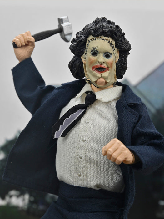 BUY NOW - TEXAS CHAINSAW MASSACRE - LEATHERFACE (PRETTY WOMAN MASK) 50TH ANNIVERSARY 8" CLOTHED ACTION FIGURE | NECAONLINE AU