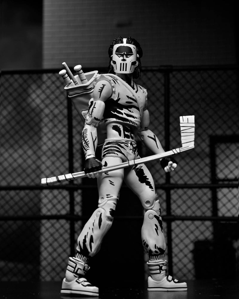 BUY NOW - TMNT CASEY JONES BLACK & WHITE FIGURE (MIRAGE COMICS)  SCALE ACTION FIGURE | NECAONLINE.COM.AU