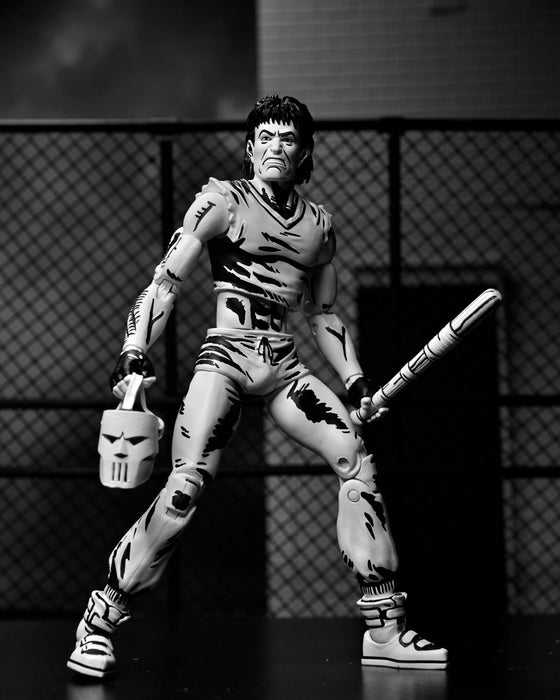 BUY NOW - TMNT CASEY JONES BLACK & WHITE FIGURE (MIRAGE COMICS)  SCALE ACTION FIGURE | NECAONLINE.COM.AU