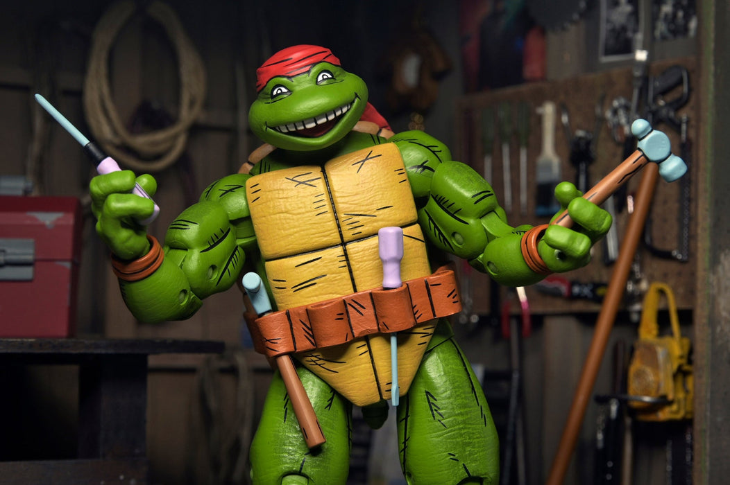 BUY NOW - TMNT (MIRAGE COMICS) HANDYMAN DONATELLO  SCALE ACTION FIGURE | NECAONLINE.COM.AU