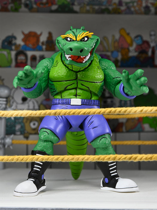 BUY NOW - TMNT STUMP WRESTLING LEATHERHEAD (ARCHIE COMICS) 7" SCALE ACTION FIGURE | NECAONLINE AU