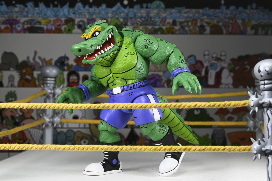 BUY NOW - TMNT STUMP WRESTLING LEATHERHEAD (ARCHIE COMICS) 7" SCALE ACTION FIGURE | NECAONLINE AU