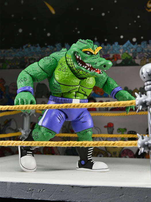 BUY NOW - TMNT STUMP WRESTLING LEATHERHEAD (ARCHIE COMICS) 7" SCALE ACTION FIGURE | NECAONLINE AU