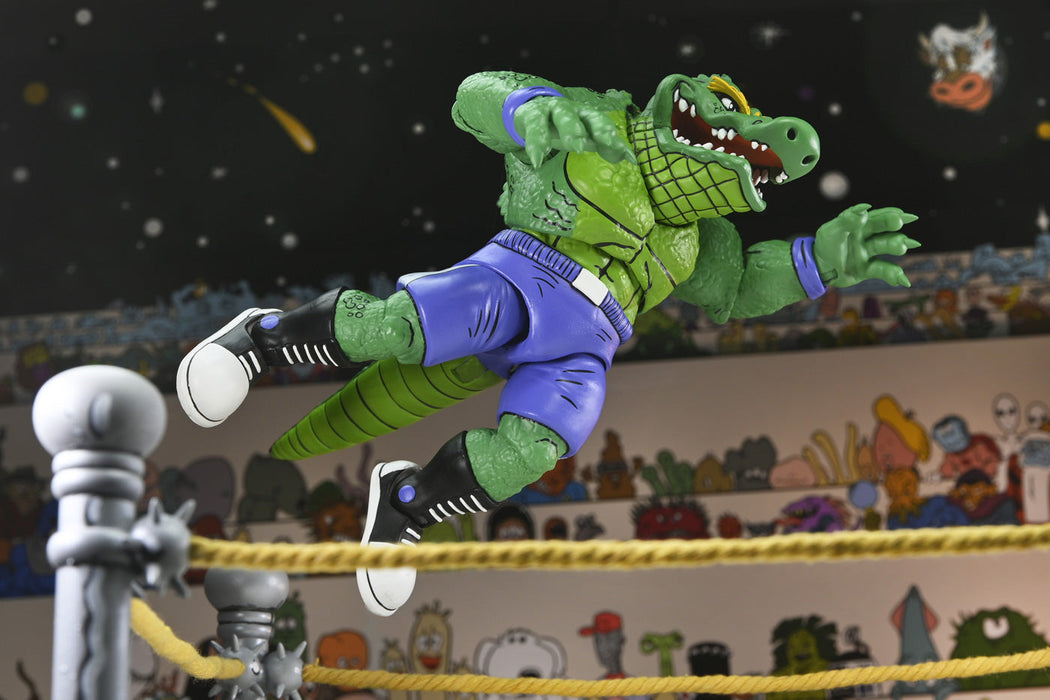 BUY NOW - TMNT STUMP WRESTLING LEATHERHEAD (ARCHIE COMICS) 7" SCALE ACTION FIGURE | NECAONLINE AU