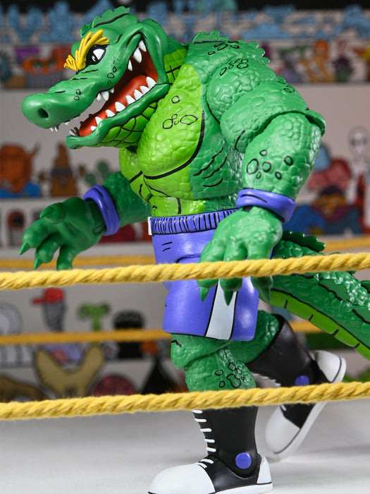 BUY NOW - TMNT STUMP WRESTLING LEATHERHEAD (ARCHIE COMICS) 7" SCALE ACTION FIGURE | NECAONLINE AU