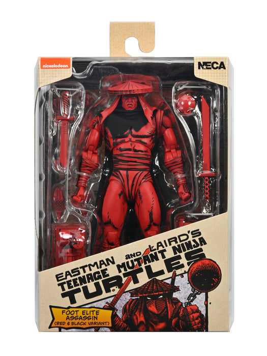 BUY NOW TMNT RED AND BLACK FOOT ASSASSIN (MIRAGE COMICS) SCALE ACTION FIGURE | NECAONLINE.COM.AU