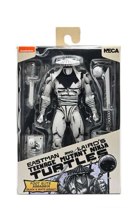 TMNT Foot Assassin Black & White Mirage Comics 7" Scale Action Figure - Buy Online Only