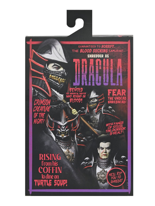 BUY NOW - TMNT X UNIVERSAL MONSTERS  SHREDDER AS DRACULA (CLASSIC COLORS) SCALE ACTION FIGURE | NECAONLINE.COM.AU